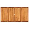 vidaXL Tuintafel 180x90x75 cm poly rattan en acaciahout beige