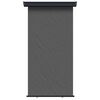 vidaXL Zijscherm Balkon 100% polyester ijzer staal