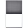 vidaXL Raamhor pliss&eacute; 120x160 cm aluminium antraciet