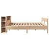 vidaXL Bed met boekenkast zonder matras massief grenenhout 180x200 cm