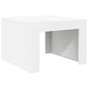 vidaXL Salontafel 50x50x35 cm bewerkt hout wit
