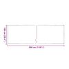 vidaXL Doorzichtig zeildoek met zeilringen 1x3 m PVC
