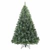 vidaXL Kunstkerstboom met 300 LED met standaard Groen 210 cm PE en PVC