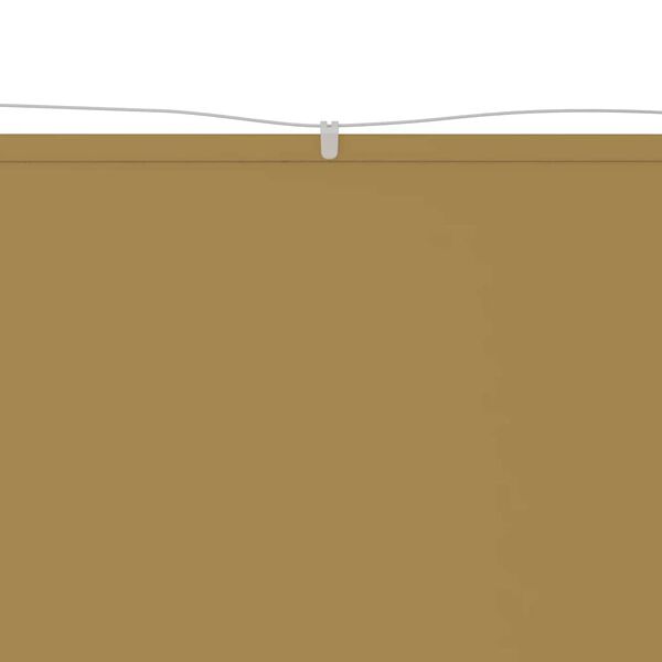 vidaXL Luifel verticaal 100x800 cm oxford stof beige