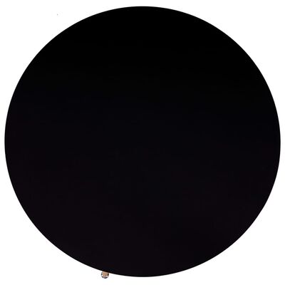 vidaXL Eettafel 90x73,5 cm MDF zwart en eikenkleurig