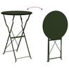 vidaXL Vouw Bistro Set 3 pcs Bossen Staal