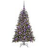 vidaXL Kunstkerstboom Groen 68 x 68 x 120 cm PVC en Plastic en Staal