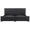 vidaXL Bedframe kunstsuède grijs 180x200 cm