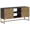 vidaXL TV-kast met lade met plank met opslag Koper 105 x 30 x 50 cm