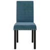 vidaXL Eetkamerstoelen 6 st fluweel blauw