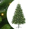 vidaXL Kerstboom met ledverlichting Groen 180 cm PE