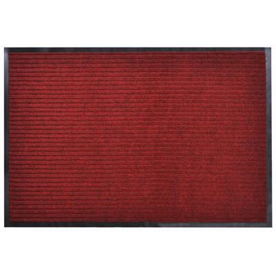 Deurmat PVC 90 x 60 cm (rood)