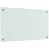 vidaXL Keuken Achterwand 2 pcs Wit 70 x 40 cm gehard glas