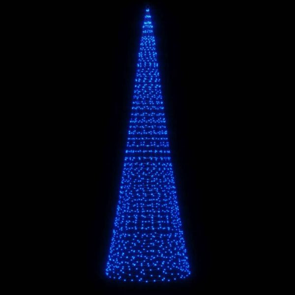 vidaXL LED-kerstboom 1534 LEDs 500 cm blauw