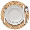 vidaXL Ronde Geweven Placemat 10 pcs Naturel &Oslash; 30 cm Waterhyacint