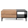 Finori Salontafel Nola 55A artisan eikenkleurig en zwart