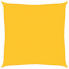 vidaXL Zonnezeil 160 g/m&sup2; vierkant 7x7 m HDPE geel