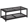 vidaXL Schoenenbank 80x40x30 cm poly rattan zwart