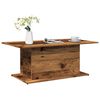 vidaXL Salontafel 102x55,5x40 cm bewerkt hout oude houtkleurig