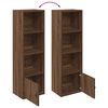 vidaXL Boekenkast 31x24x102 cm bewerkt hout bruin eikenkleurig