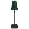 vidaXL Parasol dubbel met LED's 316x145 cm groen