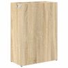 vidaXL Paraplu Standaard Sonoma Eiken 40 x 20 x 55,5 cm Bewerkt hout