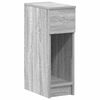 vidaXL Nachtkastje met lade 20x36x60 cm grijs sonoma eikenkleurig