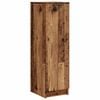 vidaXL Schoenenkast 29,5x35x100,5 cm bewerkt hout oud houtkleurig