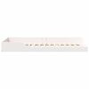 vidaXL Bedframe Wit 100 x 210 cm Massief grenenhout