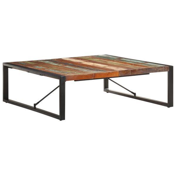 vidaXL Salontafel 120x120x40 cm massief gerecycled hout