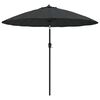 vidaXL Parasol met aluminium paal 250 cm antraciet