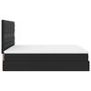 vidaXL Ottoman bed met matras en LED's 180x200cm kunstleer zwart