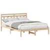 vidaXL Bedframe Bruin 120 x 190 cm Massief grenenhout