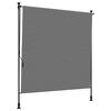 vidaXL Buiten Rolgordijn Lichtgrijs 200 x 270 cm