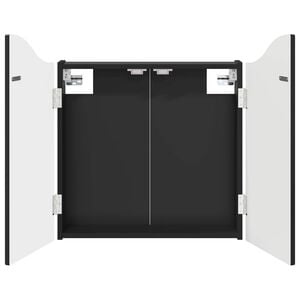 vidaXL Dartbord Kabinet Zwart 56 x 12 x 63 cm Bewerkt hout