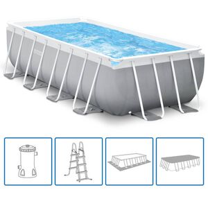 Intex Prism Frame Zwembadset rechthoekig 488x244x107 cm 26792GN