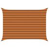 vidaXL Zonneschaduwzeil Oranje en Bruin 3,5 x 2,5 m
