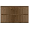 vidaXL Wandhoofdbord 185x3x110 cm massief grenenhout honingbruin