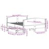 vidaXL Bedframe zonder matras massief grenenhout 120x190 cm