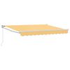 vidaXL Uitschuifbare luifel Zand 3 x 2,5 m 100% Polyester en Aluminium
