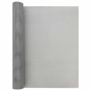 vidaXL Gaas Scherm 60 x 1000 cm 30 Mesh RVS 201 Zilverkleurig