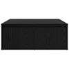 vidaXL Salontafel met lade Zwart eiken 80 x 80 x 31 cm Bewerkt hout