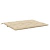 vidaXL Tuinbankkussen 120x(50+50)x7 cm oxford stof beige