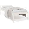 vidaXL Seniorenbed massief grenenhout wit 75x190 cm