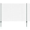 vidaXL gelast draadhek met palen 10 x 1,6 m PVC-Coated Staal Groen