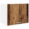 vidaXL Hangkast Oude Hout en Wit 50 x 31 x 40 cm Bewerkt hout