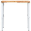 vidaXL Werkbank rechthoekig 100x60x(73-99,5) cm massief acaciahout