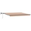 vidaXL Uitschuifbare luifel Meerkleurig 400 &times; 350 cm Stof en Aluminium