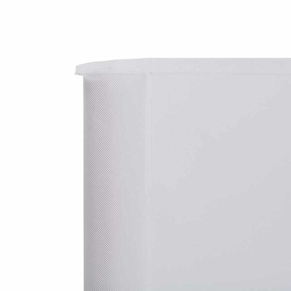 vidaXL Windscherm 5-panelen 600x80 cm stof zandwit