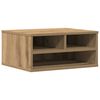 vidaXL Printerstand Artisan Eiken 49 x 40 x 22.5 cm Bewerkt hout